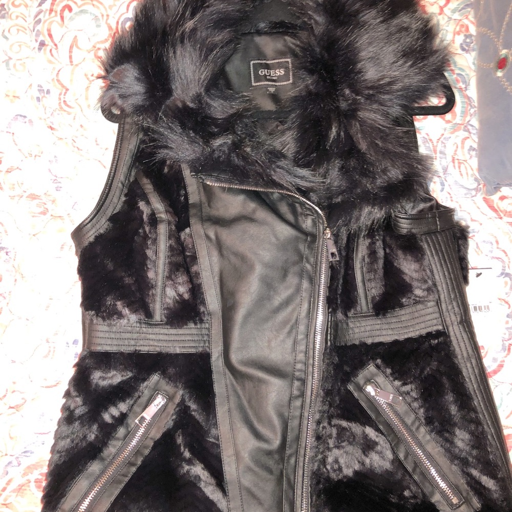 Guess faux fur vest